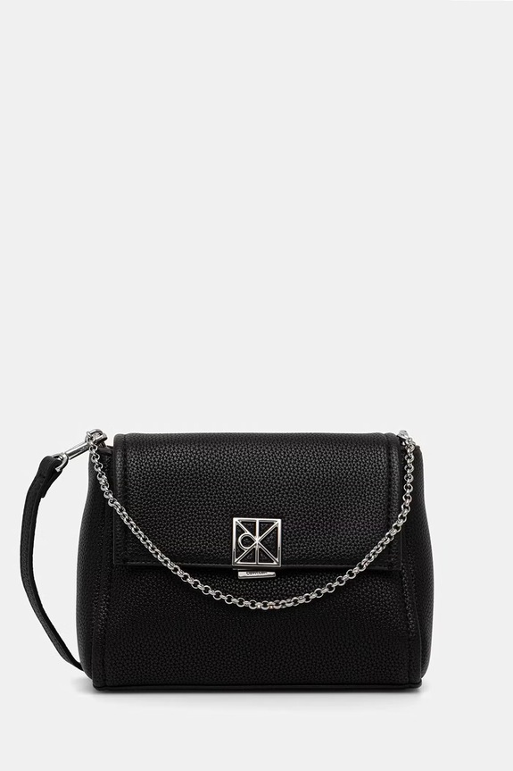 Calvin Klein torebka crossbody damska z imitacji skóry czarny LV04F3511G