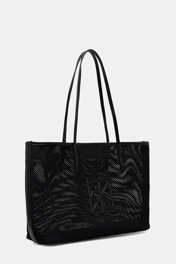 Calvin Klein torebka shopper damska LV04F3380G czarny SS26