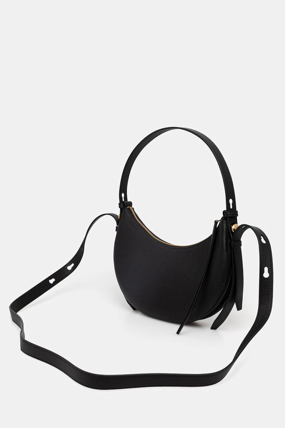 Αξεσουάρ Δερμάτινη τσάντα Tory Burch Romy 178677 μαύρο