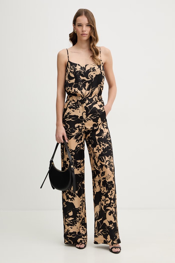 Δερμάτινη τσάντα Tory Burch Romy 178677 μαύρο