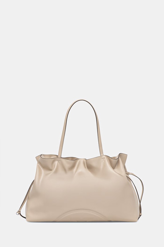 Torba Tory Burch Ella bez uzorka bež 178767