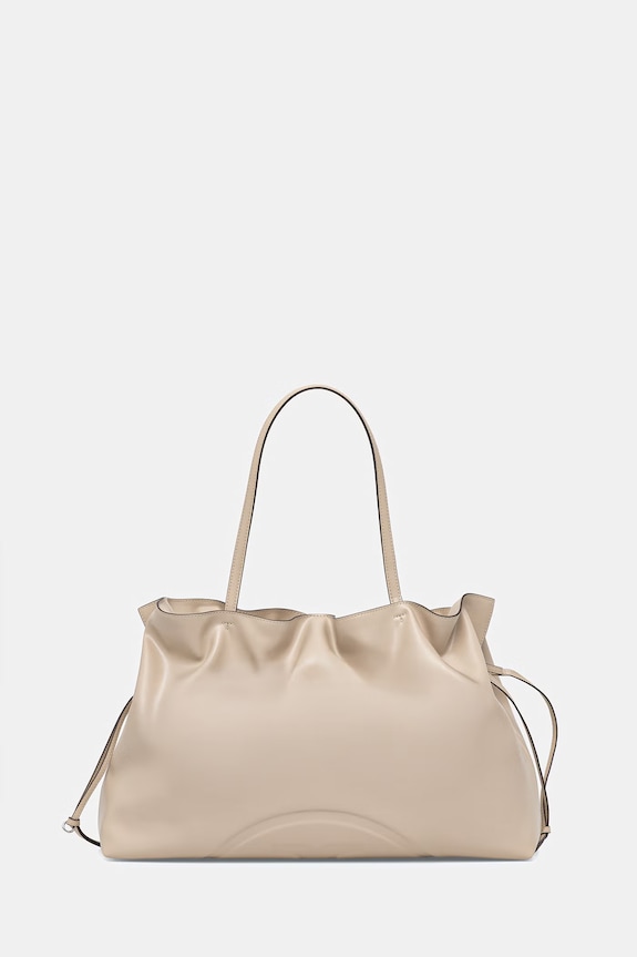 Torba Tory Burch Ella bez uzorka bež 178767