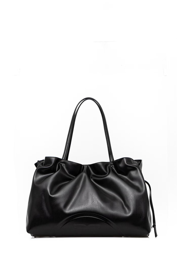 Torba Tory Burch Ella bez uzorka crna 178767