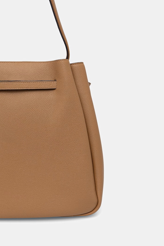 Doplňky Kožená kabelka Tory Burch Romy 179986. béžová