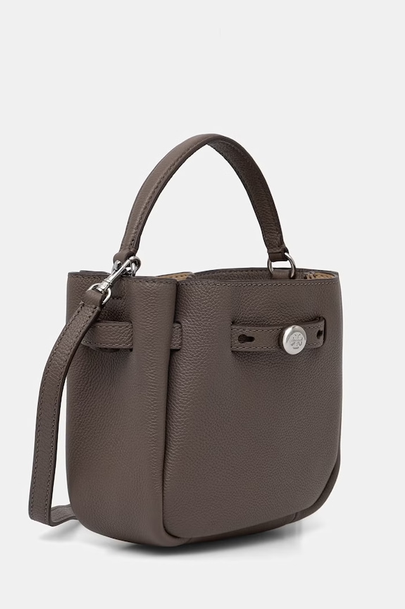 Tory Burch сумка crossbody для женщин из кожи Romy 179988 коричневый SS26