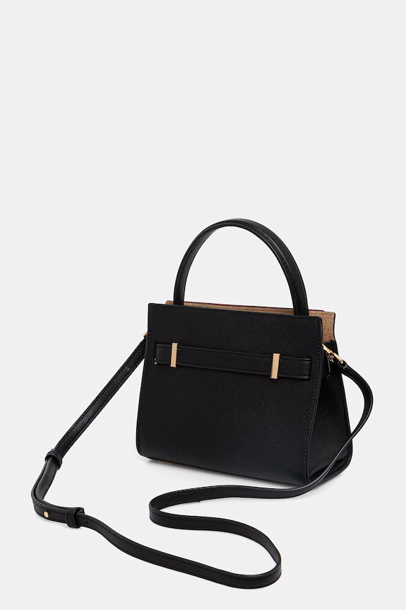 Αξεσουάρ Δερμάτινη τσάντα Tory Burch Lee Radziwill 178963 μαύρο