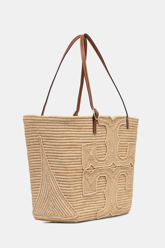 Tory Burch torebka shopper damska Ella 181326 beżowy SS26