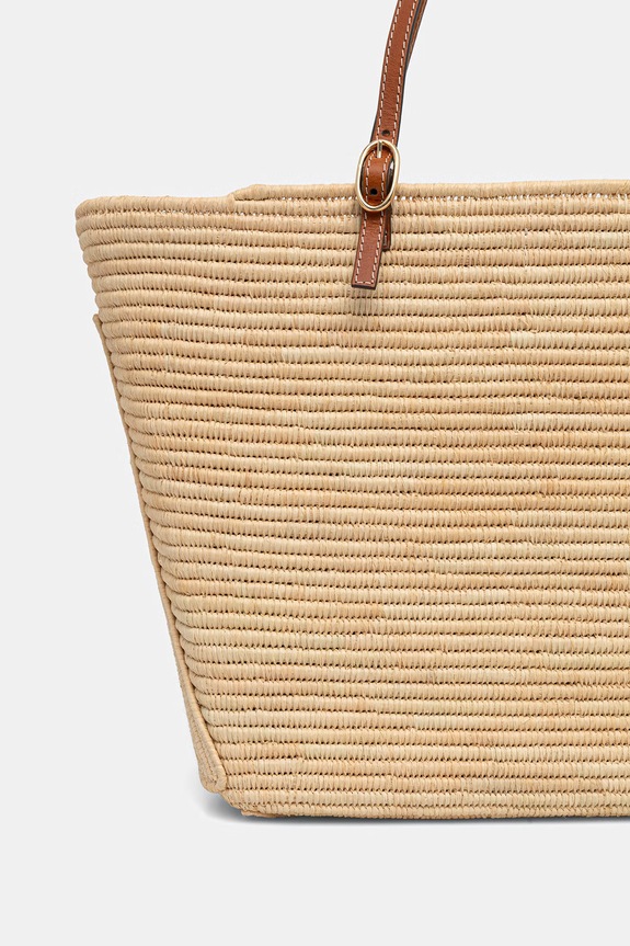 Akcesoria Tory Burch torebka shopper damska Ella 181326 beżowy