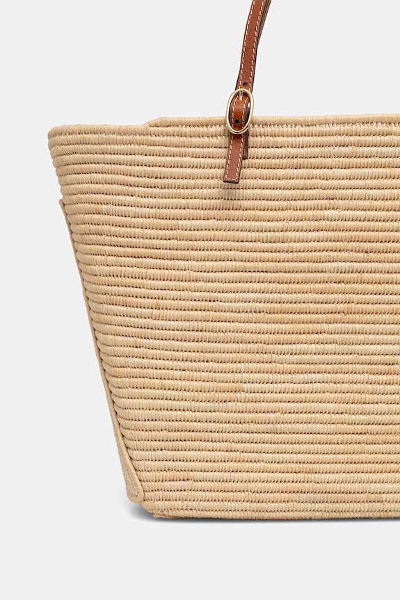 Akcesoria Tory Burch torebka shopper damska Ella 181326 beżowy