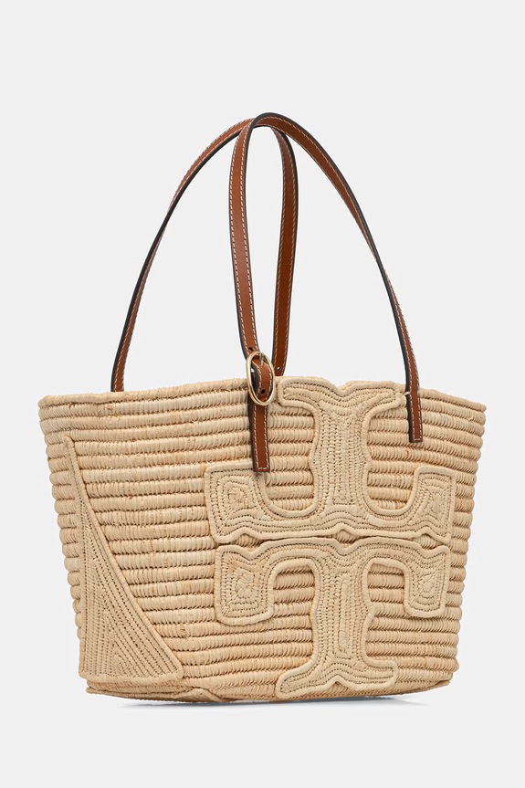 Tory Burch tote taška dámská pletená Ella 183825 béžová SS26