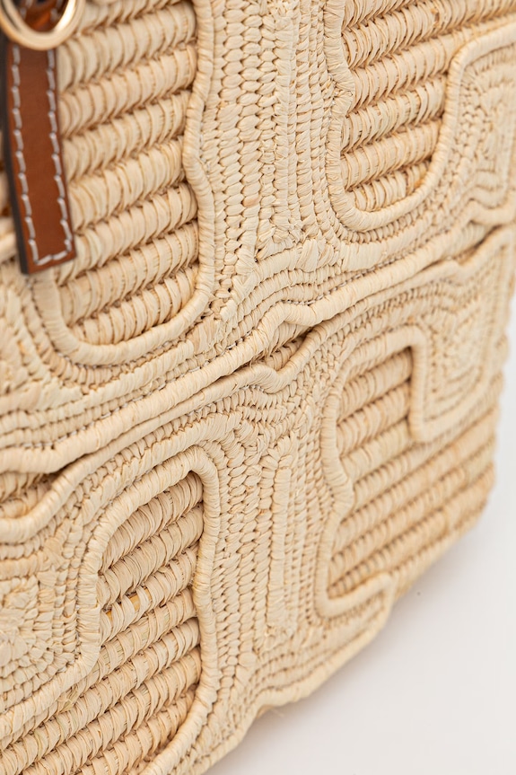 Tory Burch tote taška dámská pletená Ella 183825 béžová