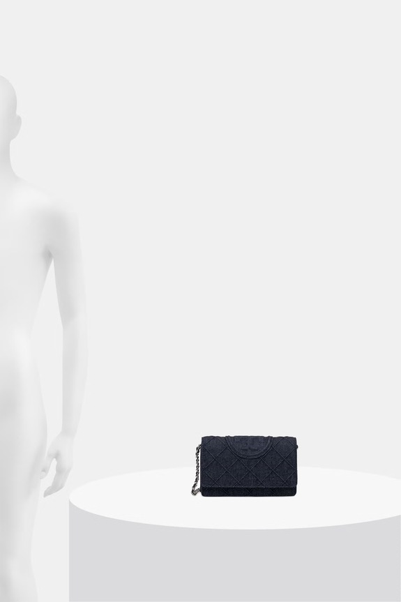 Tory Burch torebka damska jeansowa Fleming 179615