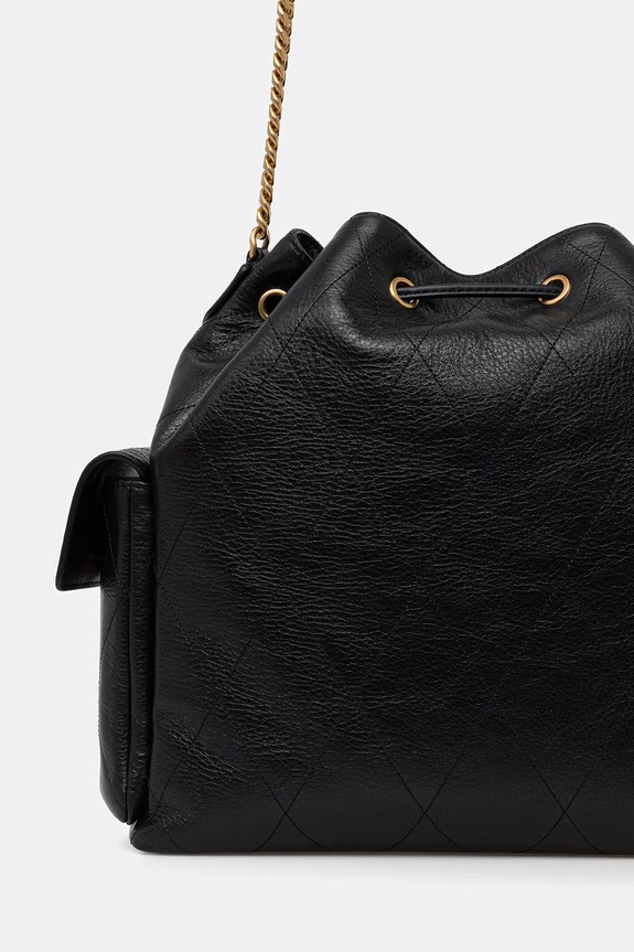 Doplňky Tory Burch vaková kabelka dámská kožená Charlie 185830 černá