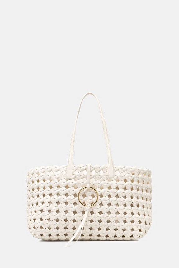 Marella torebka shopper damska z imitacji skóry MLASPUMA beżowy 2613511027200