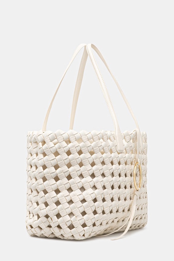 Marella torebka shopper damska z imitacji skóry MLASPUMA 2613511027200 beżowy SS26