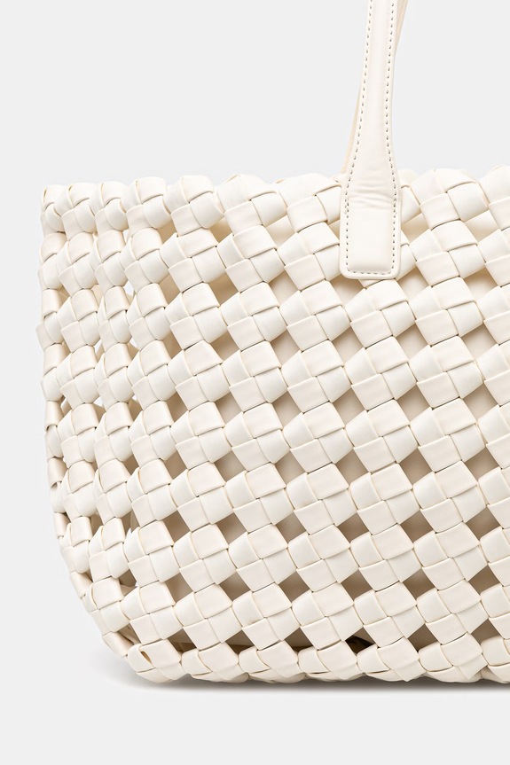 Akcesoria Marella torebka shopper damska z imitacji skóry MLASPUMA 2613511027200 beżowy
