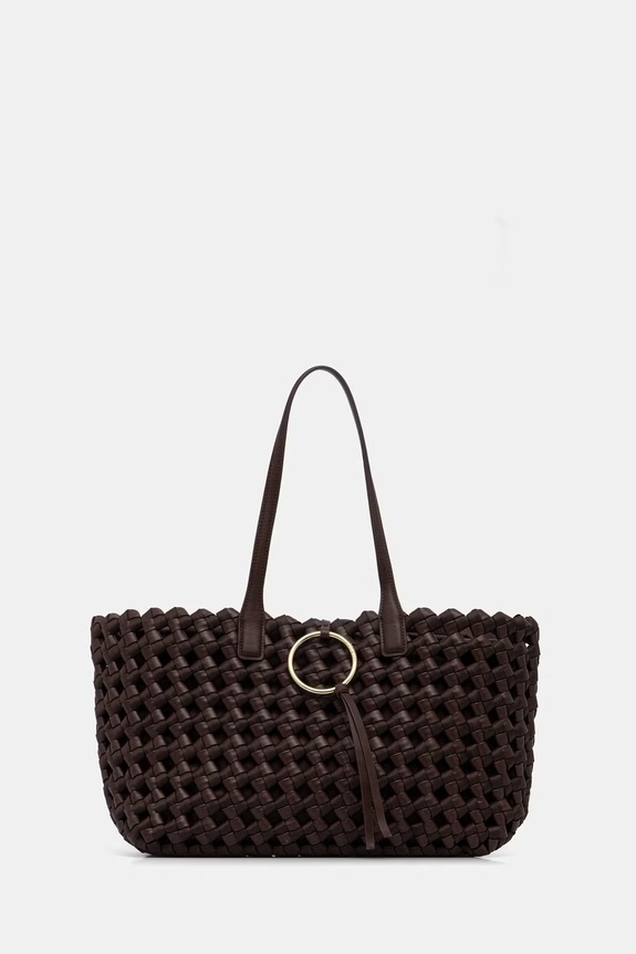 Marella torebka shopper damska z imitacji skóry MLASPUMA brązowy 2613511027200