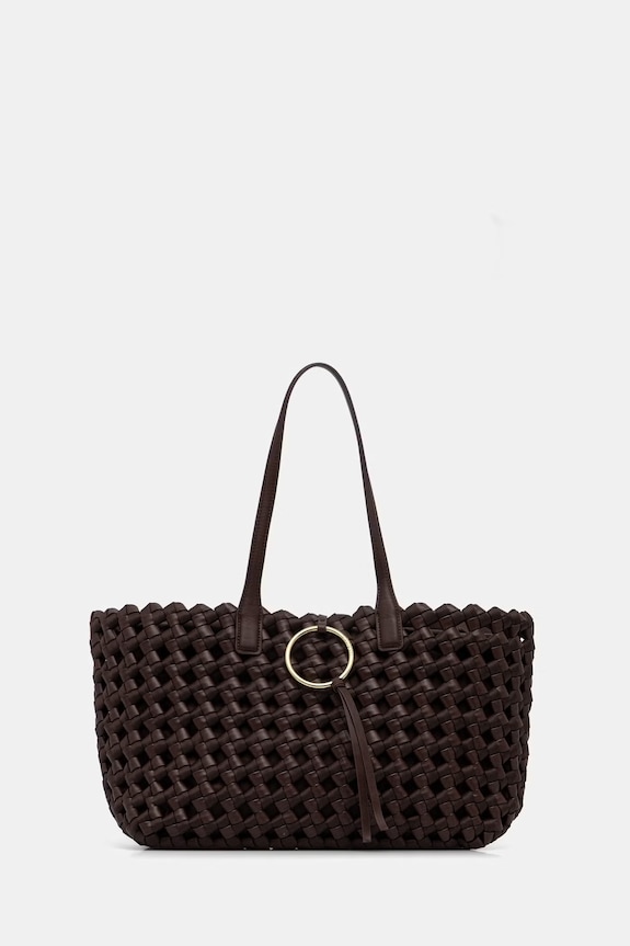 Marella torebka shopper damska z imitacji skóry MLASPUMA brązowy 2613511027200