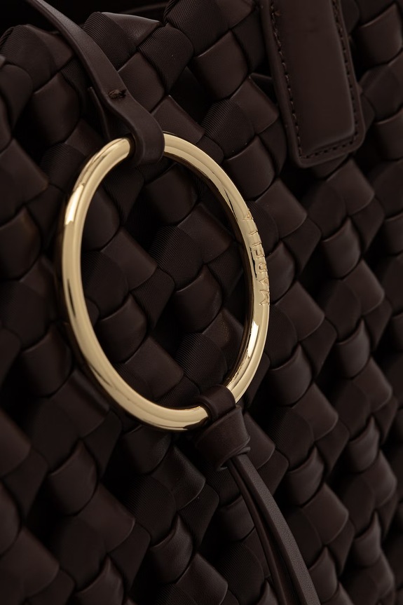 Marella torebka shopper damska z imitacji skóry MLASPUMA 2613511027200 brązowy