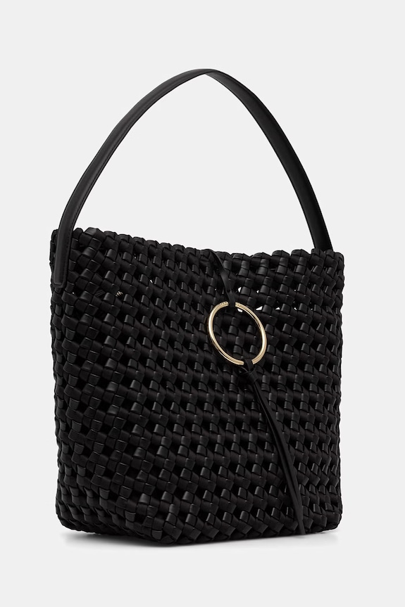 Marella torebka shopper damska z imitacji skóry MLABARCA 2613511187200 czarny SS26