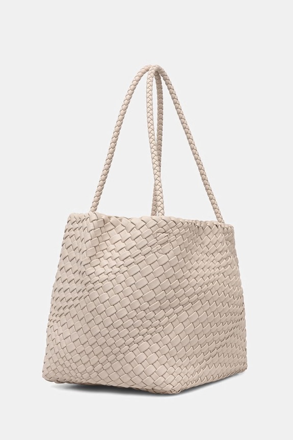 Marella geantă de plajă pentru femei, cu imitație de piele Emme by Marella 2615511052200 bej SS26