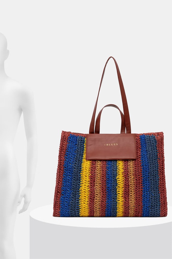iBlues torba plażowa damska pleciona ARCA 2617511022200