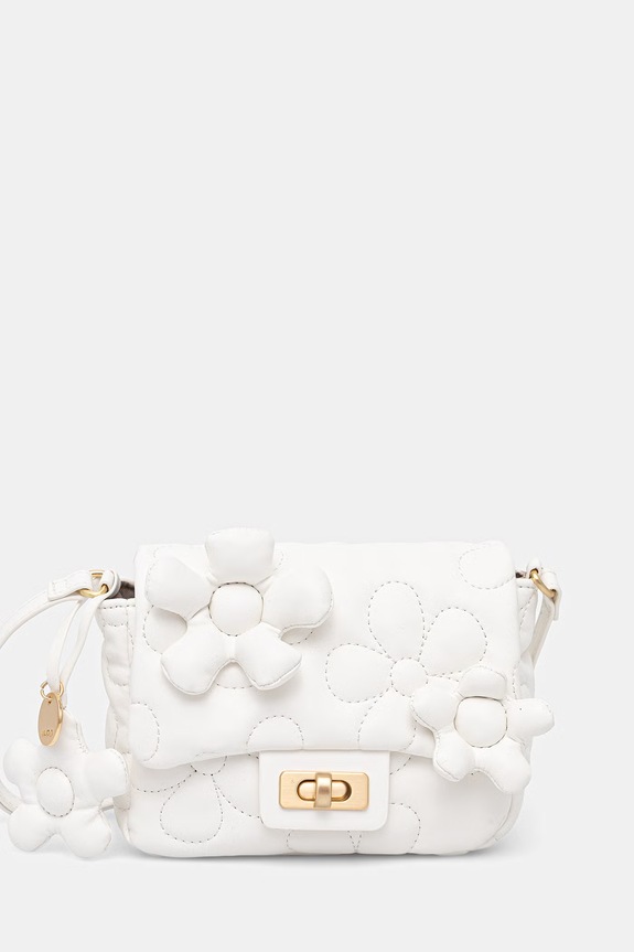 Aldo borsetta FFLOWERPUFFY no bianco FFLOWERPUFFY.100