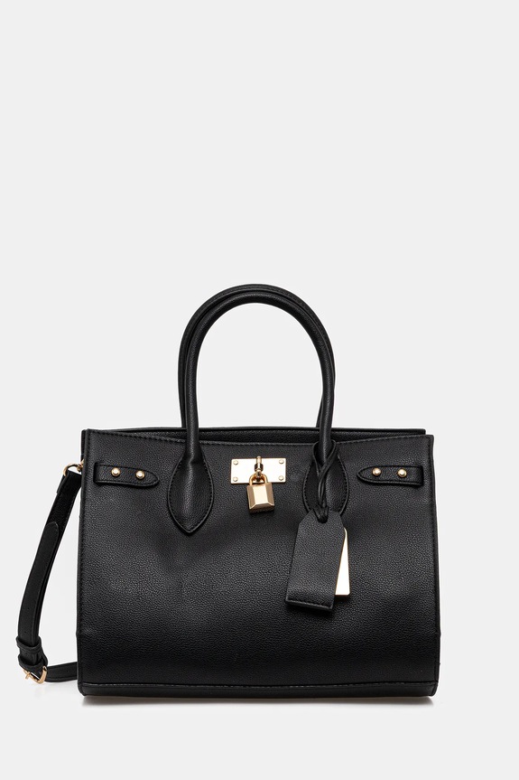 Aldo torebka JACKIETOTE nie mieści A4 czarny JACKIETOTE.001