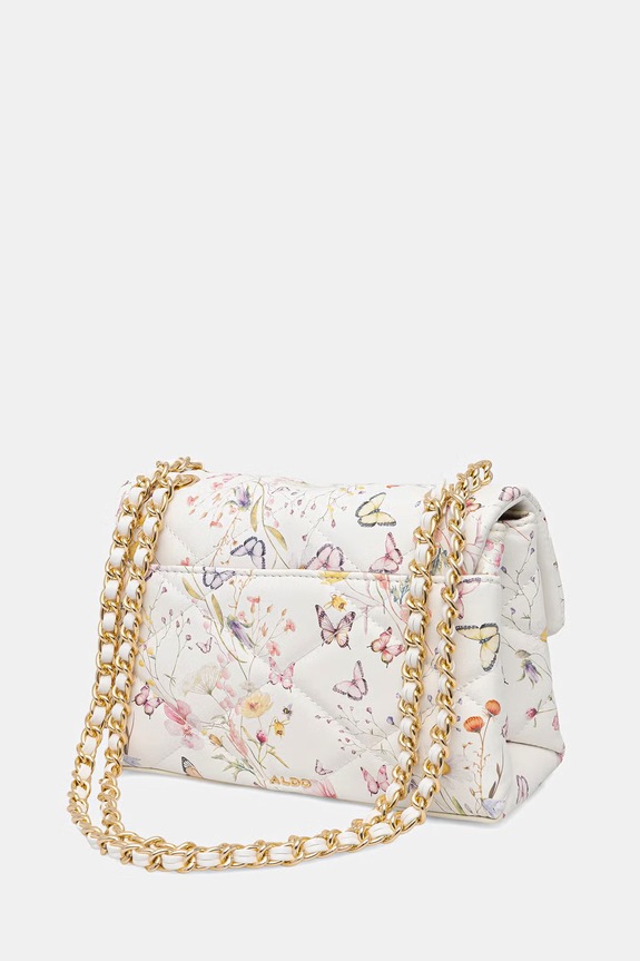 Doplnky Aldo crossbody kabelka dámska PUFFQUILTSMALL PUFFQUILTSMALL.932 biela
