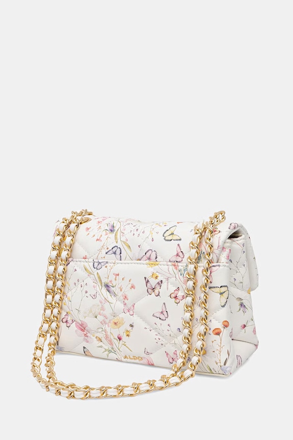 Doplnky Aldo crossbody kabelka dámska PUFFQUILTSMALL PUFFQUILTSMALL.932 biela