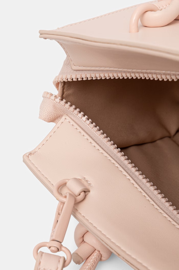 Aldo crossbody kabelka dámska z imitácie kože ROSELUNE ROSELUNE.690 ružová