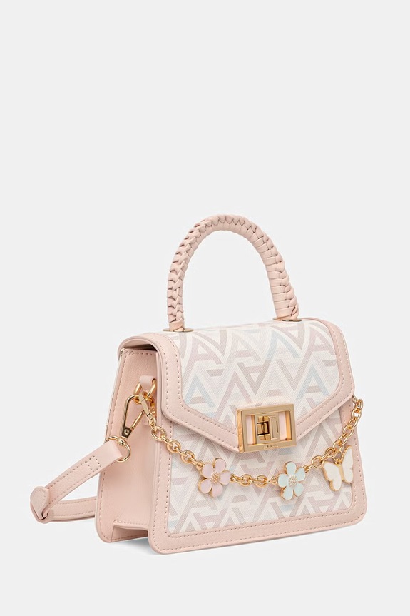 Aldo torebka crossbody damska z imitacji skóry LINDSAY LINDSAY.963 beżowy SS26