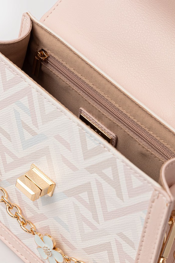 Aldo torebka crossbody damska z imitacji skóry LINDSAY LINDSAY.963 beżowy