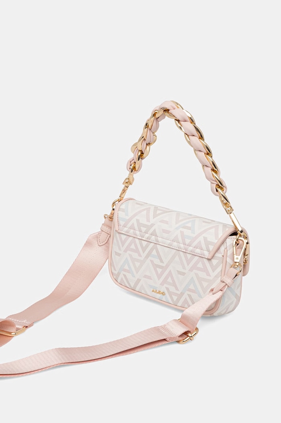 Doplnky Aldo crossbody kabelka dámska z imitácie kože EMILEA EMILEA.963 béžová