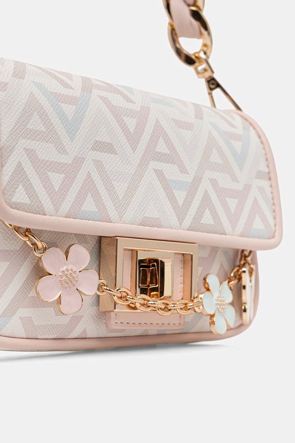 Aldo crossbody kabelka dámska z imitácie kože EMILEA béžová EMILEA.963