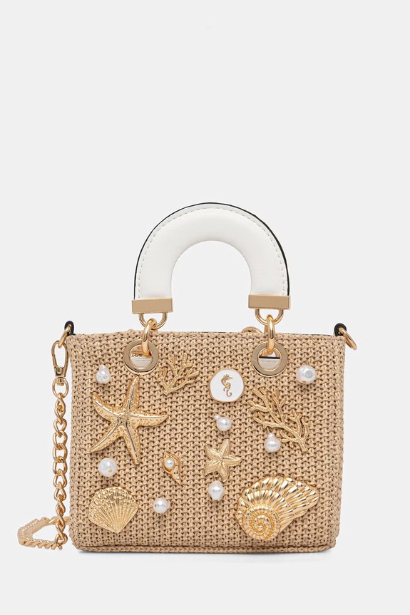 Aldo torebka crossbody damska SEASHELLMINIX beżowy SEASHELLMINIX.189
