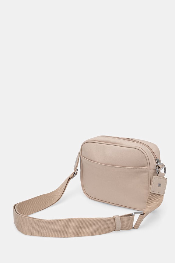 Barbour сумка крос-боді жіноча бавовняна Olivia бежевий LBA0444