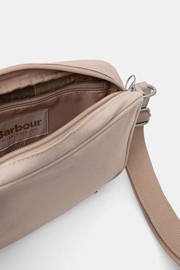 Barbour сумка крос-боді жіноча бавовняна Olivia LBA0444 бежевий