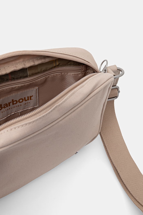 Barbour сумка крос-боді жіноча бавовняна Olivia LBA0444 бежевий