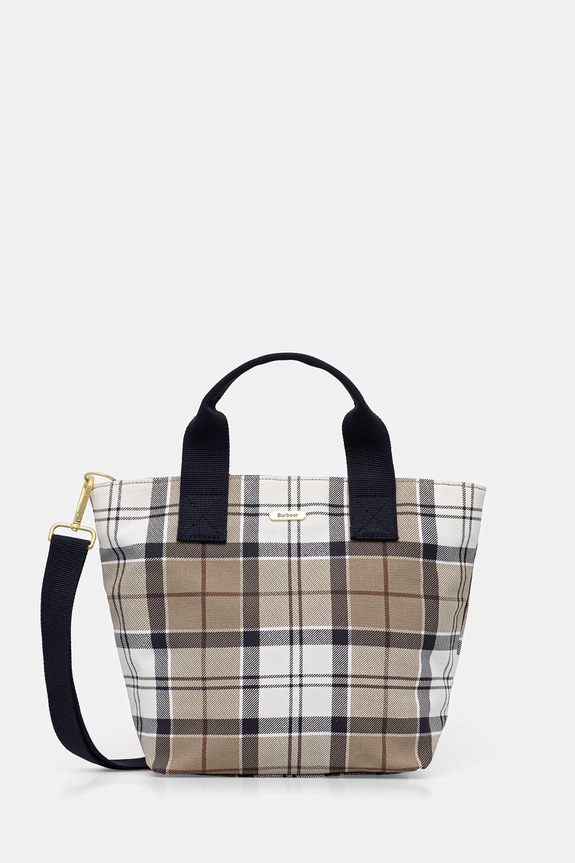 Barbour shopper torba za žene pamučna Maisy bež LBA0468