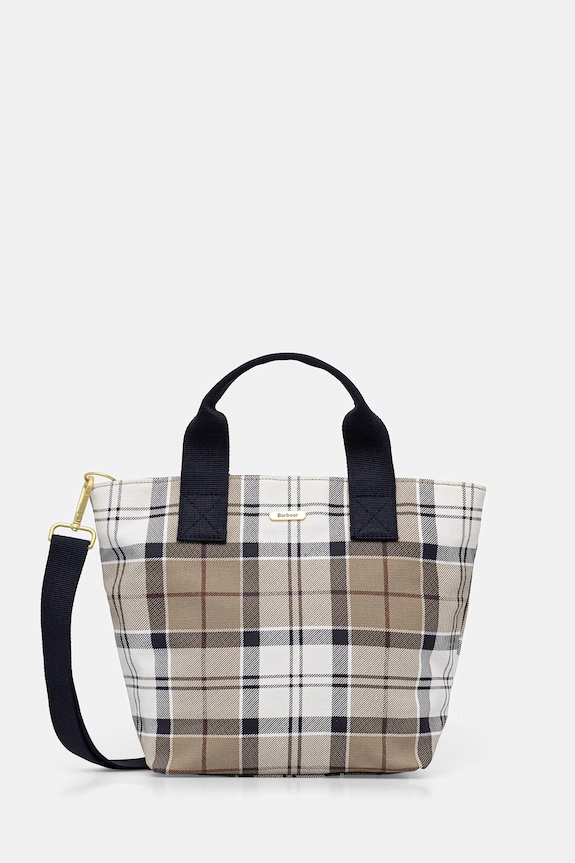 Barbour shopper torba za žene pamučna Maisy bež LBA0468