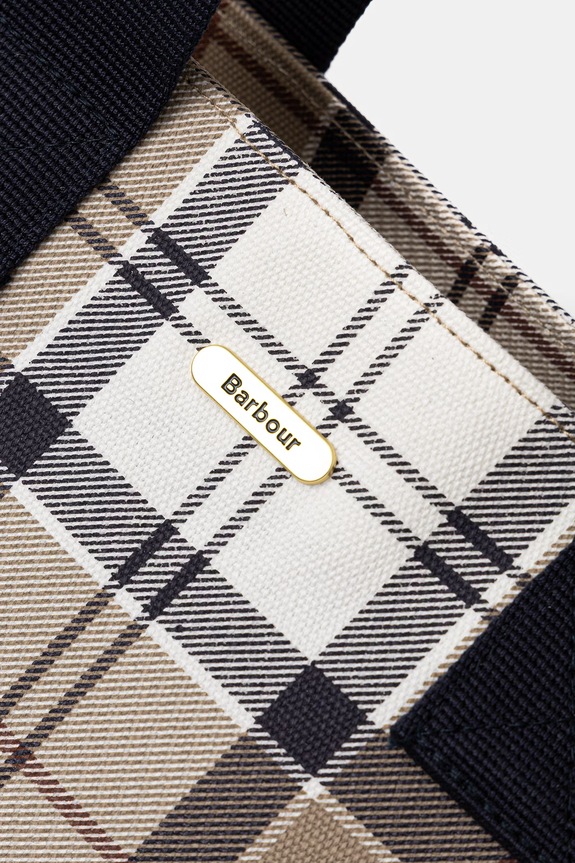 Barbour shopper torba za žene pamučna Maisy bež LBA0468