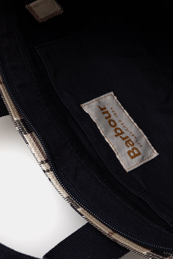 Barbour shopper torba za žene pamučna Maisy LBA0468 bež