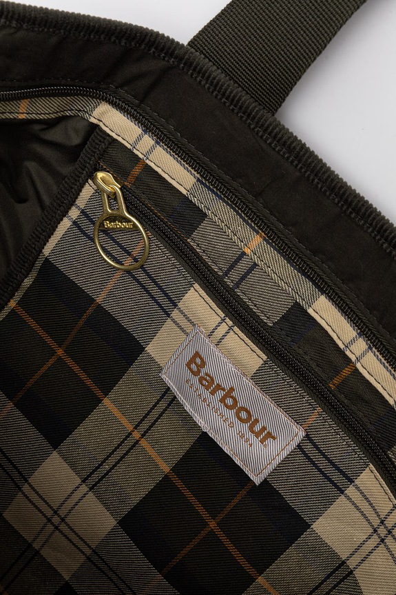 Barbour shopper torba za žene pamučna Mya LBA0484 zelena