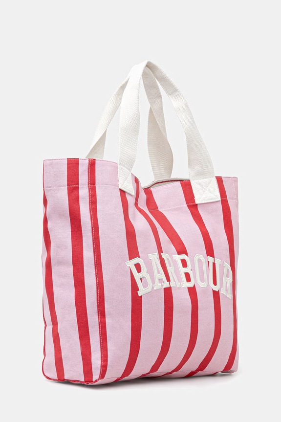 Barbour tote torba za žene pamučna Emily LBA0512 roza SS26