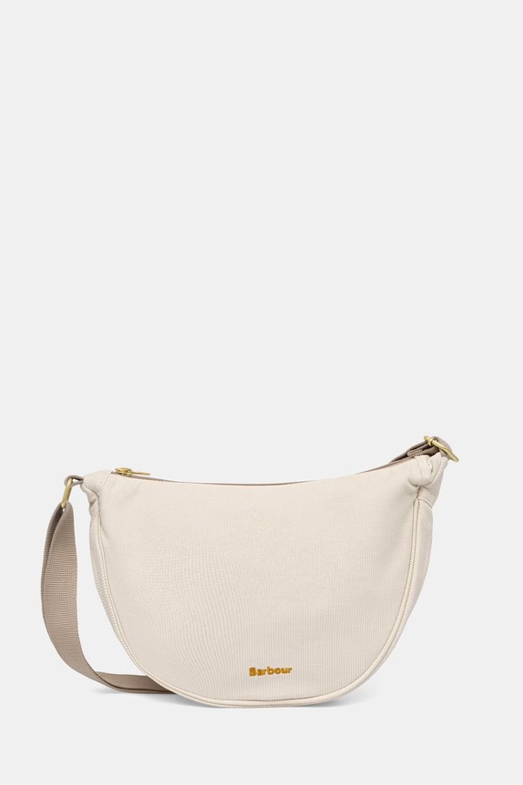 Barbour torebka crossbody damska bawełniana Mia beżowy LBA0521