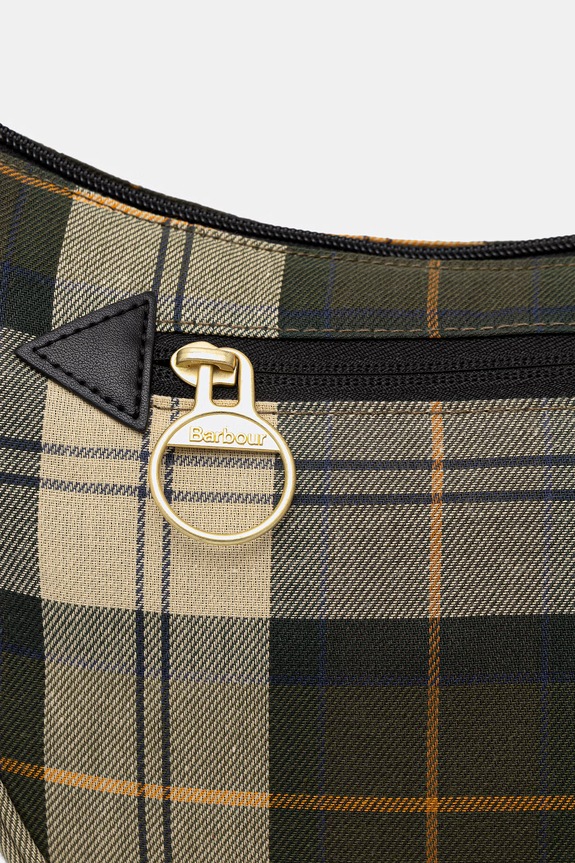 Barbour сумка crossbody для женщин из хлопка Mia зелёный LBA0521
