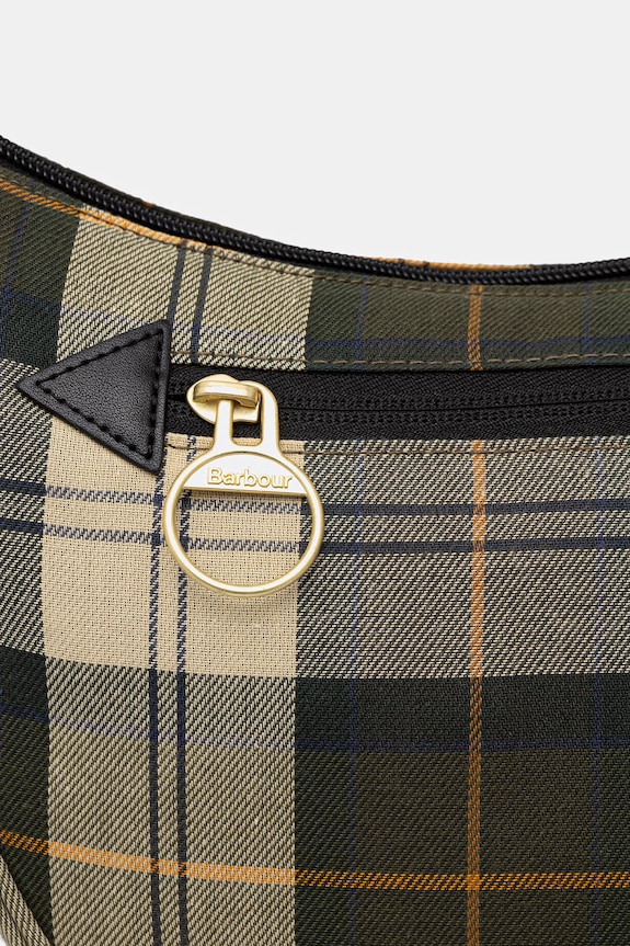 Barbour сумка crossbody для женщин из хлопка Mia зелёный LBA0521
