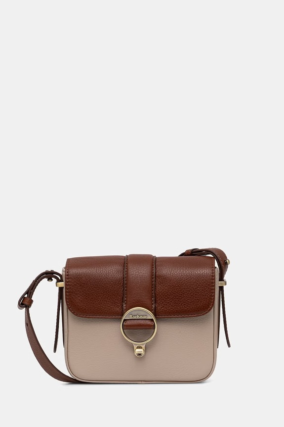 Barbour torebka crossbody damska skórzana Rosa beżowy LBA0526
