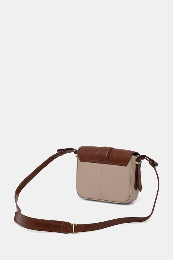 Barbour torebka crossbody damska skórzana Rosa LBA0526 beżowy SS26